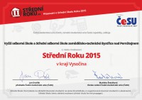 Střední odborná škola roku 2015