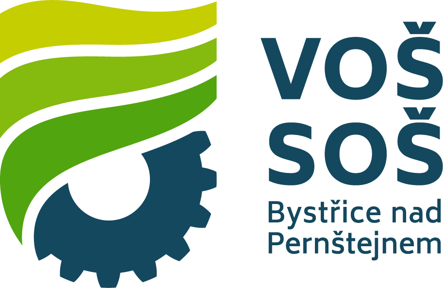 Znak VOŠ a SOŠ Bystřice nad Pernštejnem